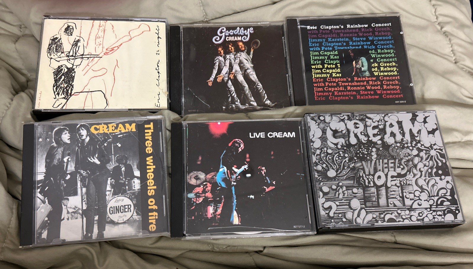 Eric Clapton Cream Cds Some Imports Box Sets .