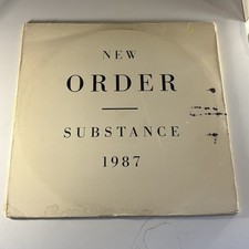 First Ed New Order Substance 1987 Vinyl LP Electronic Qwest Records MPN 25621-1 picture
