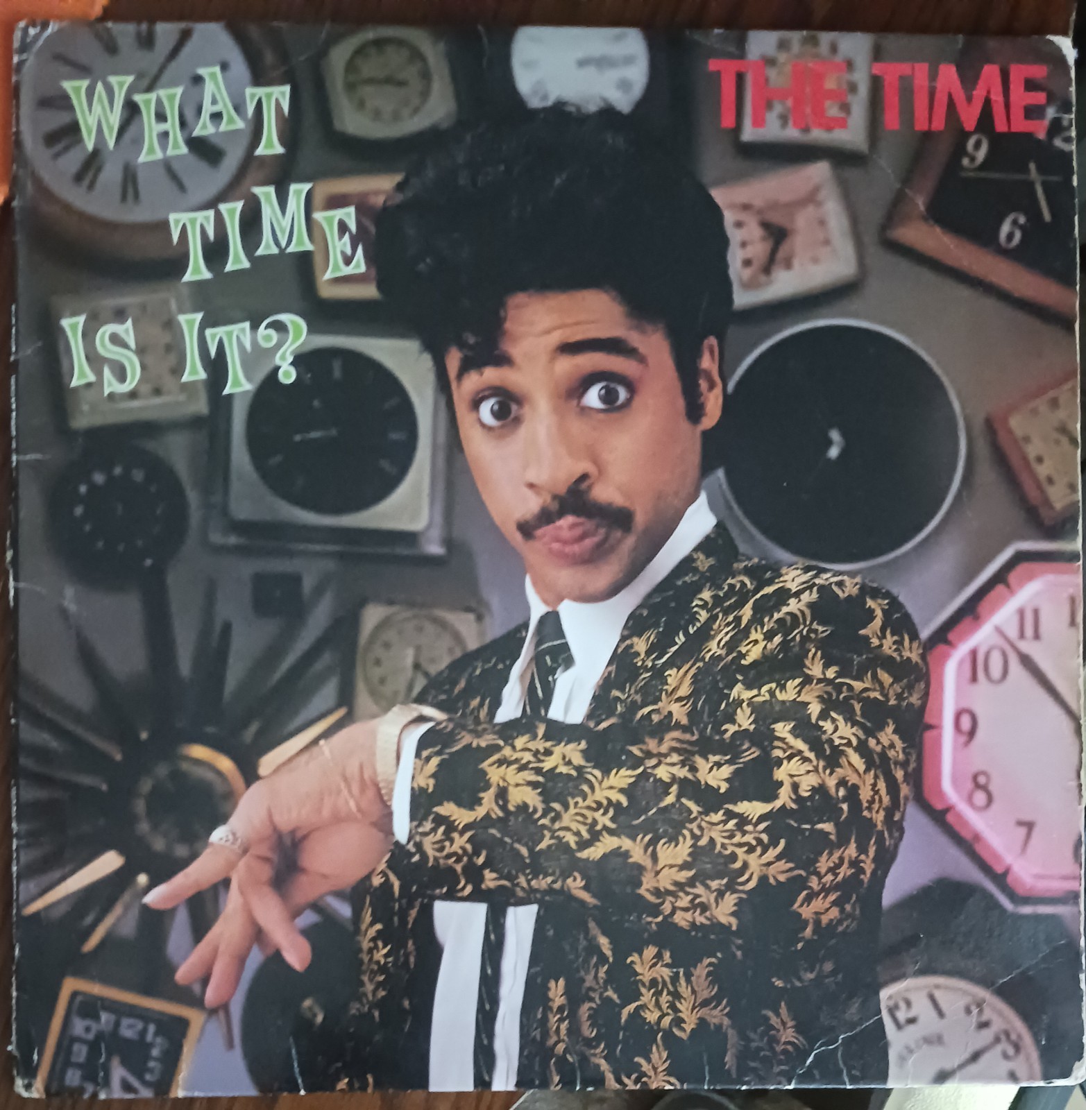 THE TIME - WHAT TIME IS IT? - 1982 WARNER BROTHERS VINYL RECORD - (G/G)