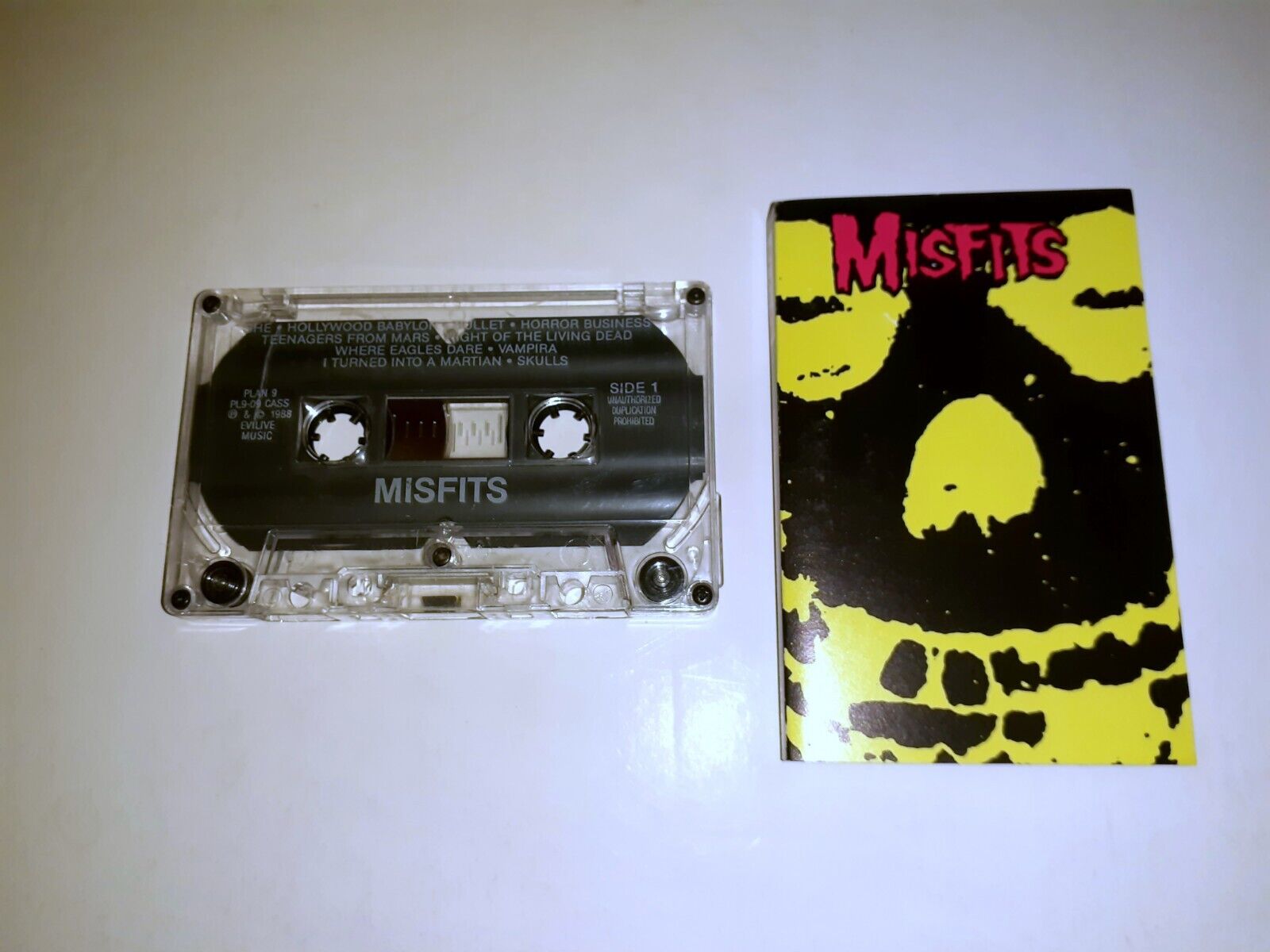 MISFITS Cassette Tape Rare Danzig Punk Compilation