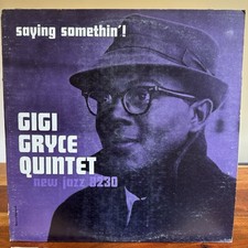 Gigi Gryce Sayin’ Somethin’ LP New Jazz NJLP 8230 1960 DG RVG Original Mono picture
