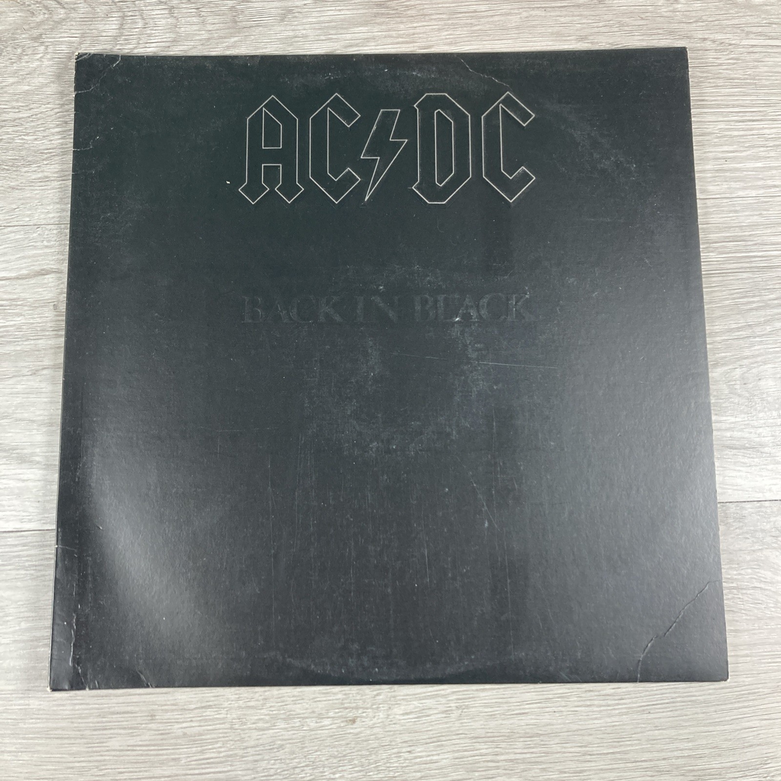 AC/DC Back In Black ~ 12-inch Vinyl LP ~ 1980 Atlantic Records ~  SD 16018