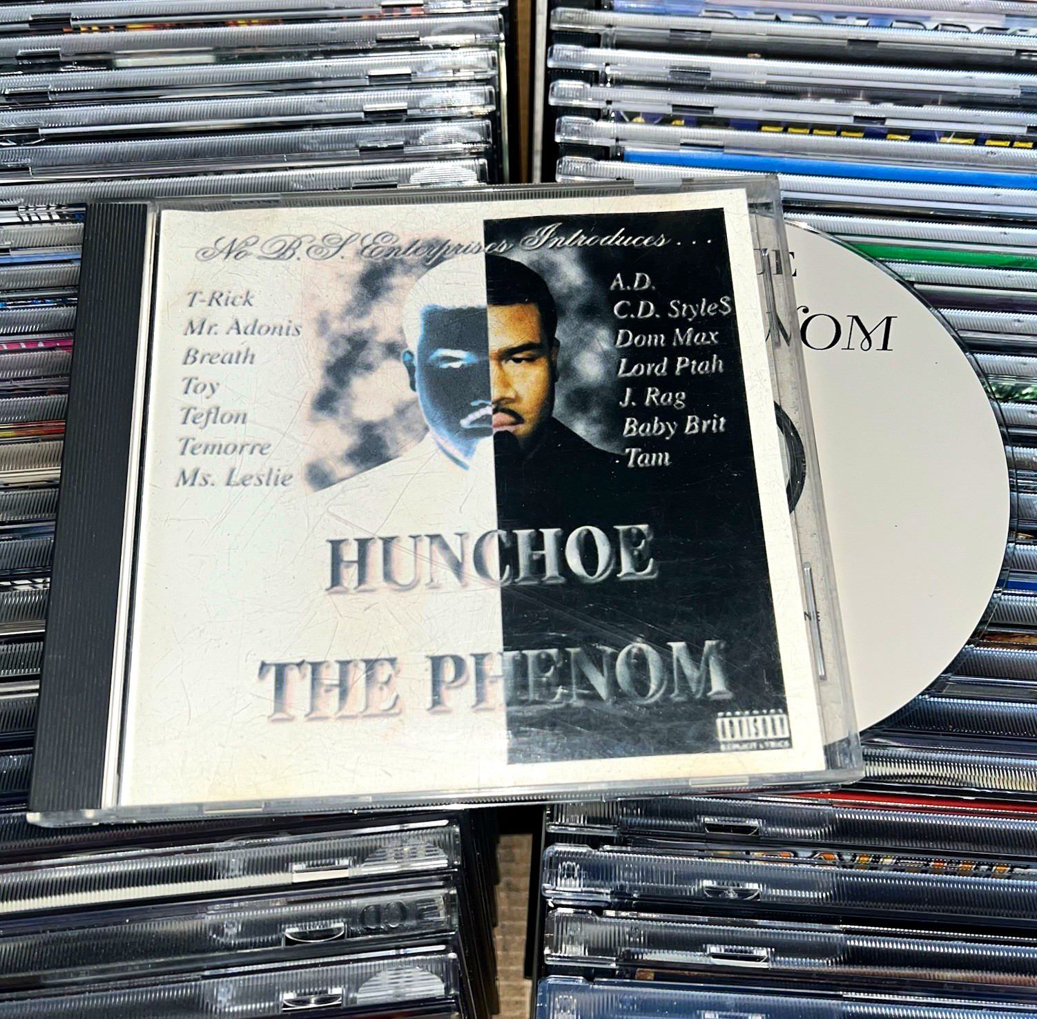 (ULTRA RARE) Hunchoe - The Phenom CD 2000 Rap CDr TENNESSEE/MS RAP