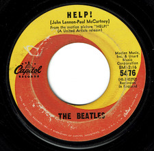 VINTAGE BEATLES 'HELP ' 'I'M DOWN' 1968 '..SUBSIDIARY OF.’ 45 SCRANTON PRESSING picture