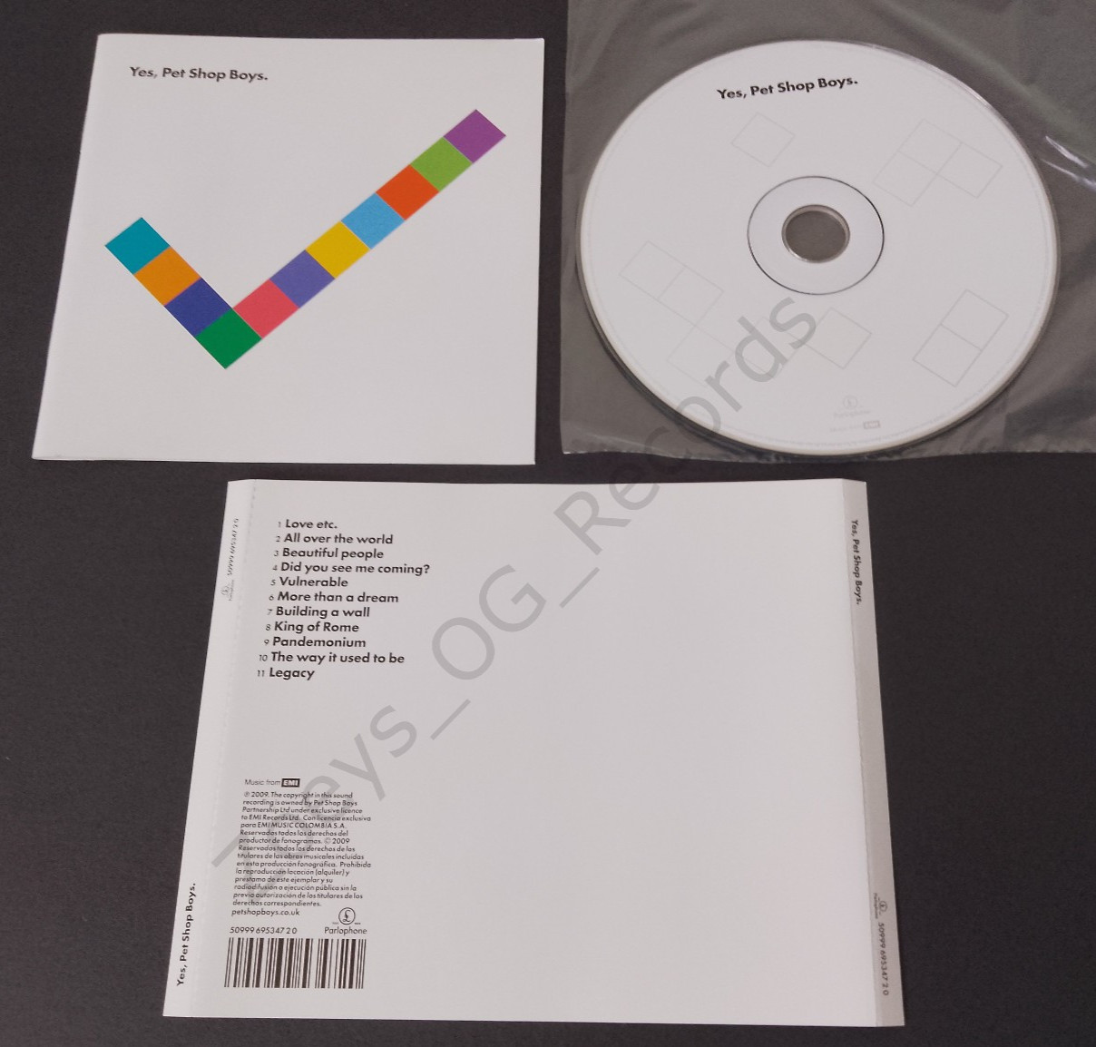 (Import CD) Pet Shop Boys - Yes 2009 - South America Press Rare Synth Pop OOP