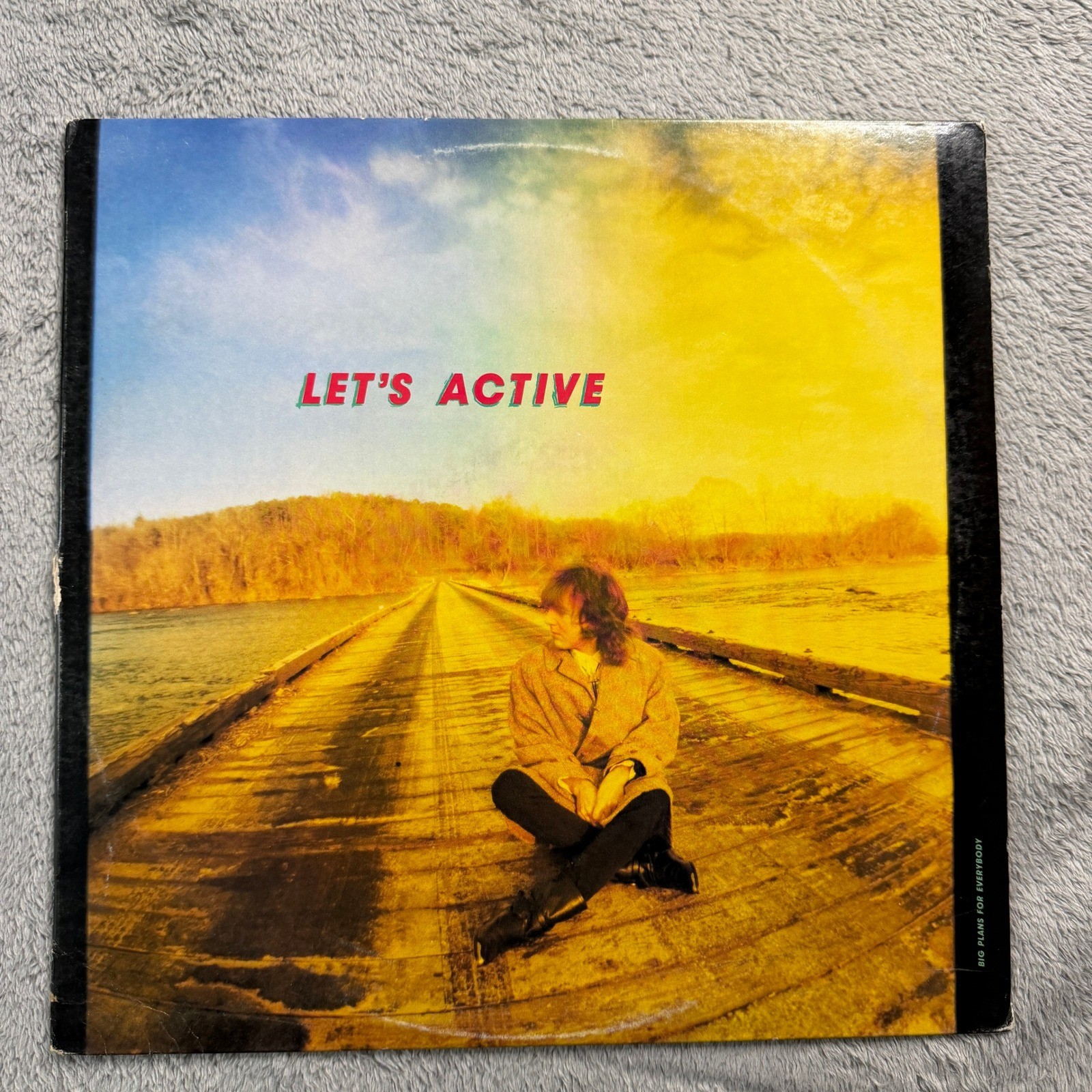 Let's Active Big Plans for Everybody Vinyl LP 1986 IRS Records Mitch Easter