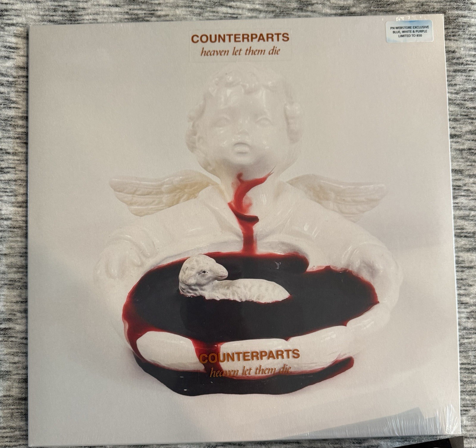 Counterparts HEAVEN LET THEM DIE Color Vinyl EP Pure Noise Exclusive With Poster