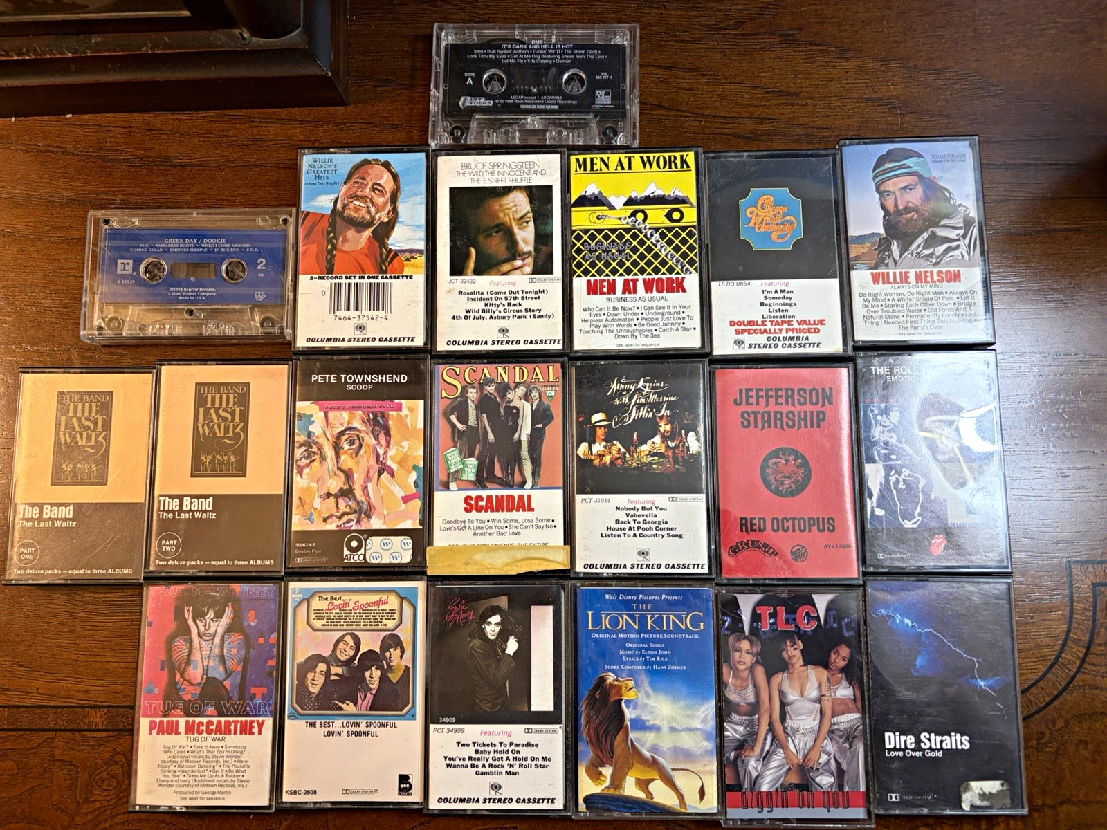 Vintage Cassette Tape Lot . Untested (one possibly damaged ) great condition 