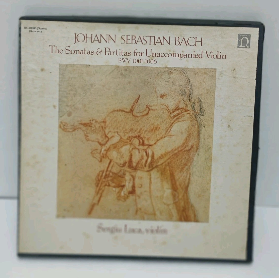 Bach Sonatas & Partitas for Unaccompanied Violin Sergiu Luca 3-LP HC-73030 