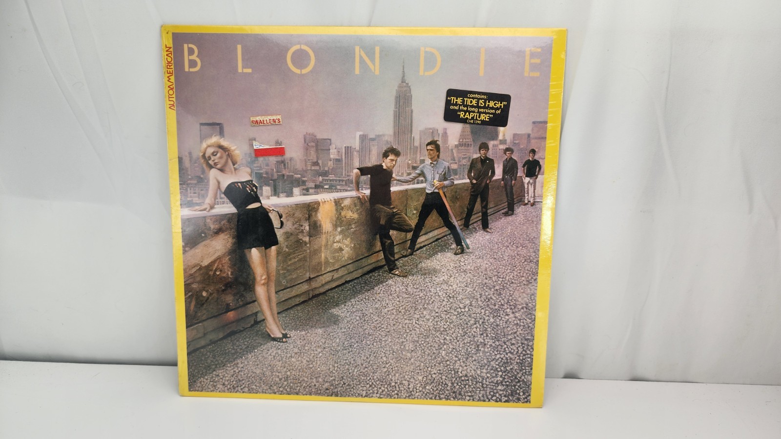 BLONDIE~VERY RARE SEALED LP~AUTOAMERICAN~1980 USA 1st PRESS~W/RARE HYPE STICKER 