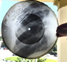 Rare Soviet X-Ray Bone RecordOriginal USSR Rib Disc – VintageMusic Artifact picture