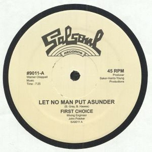 First Choice - Let No Man Put Asunder (VINYL) - DISCO *NEW*