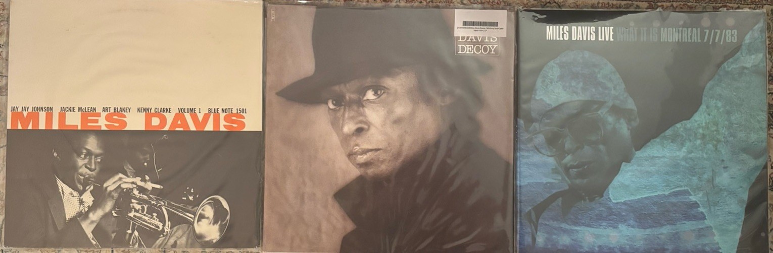 Miles Davis Vinyl Lot Jazz X3 Japan