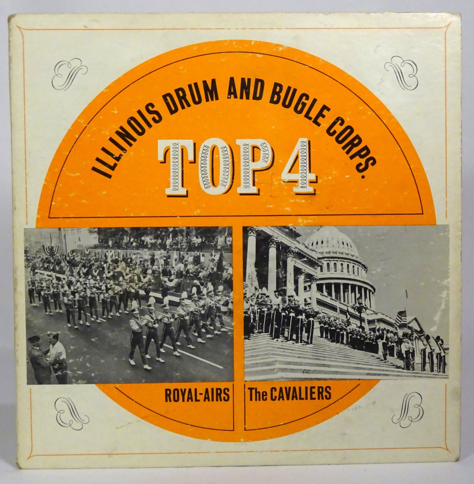Vintage 1966 ILLINOIS DRUM CORPS-Royal-Airs, Cavaliers-Imperials-Vanguard-Dbl LP