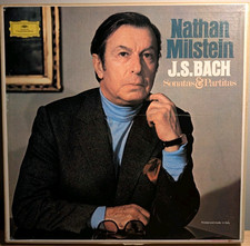 Bach Sonatas & Partitas - Nathan Milstein Violin 3 Vinyls picture