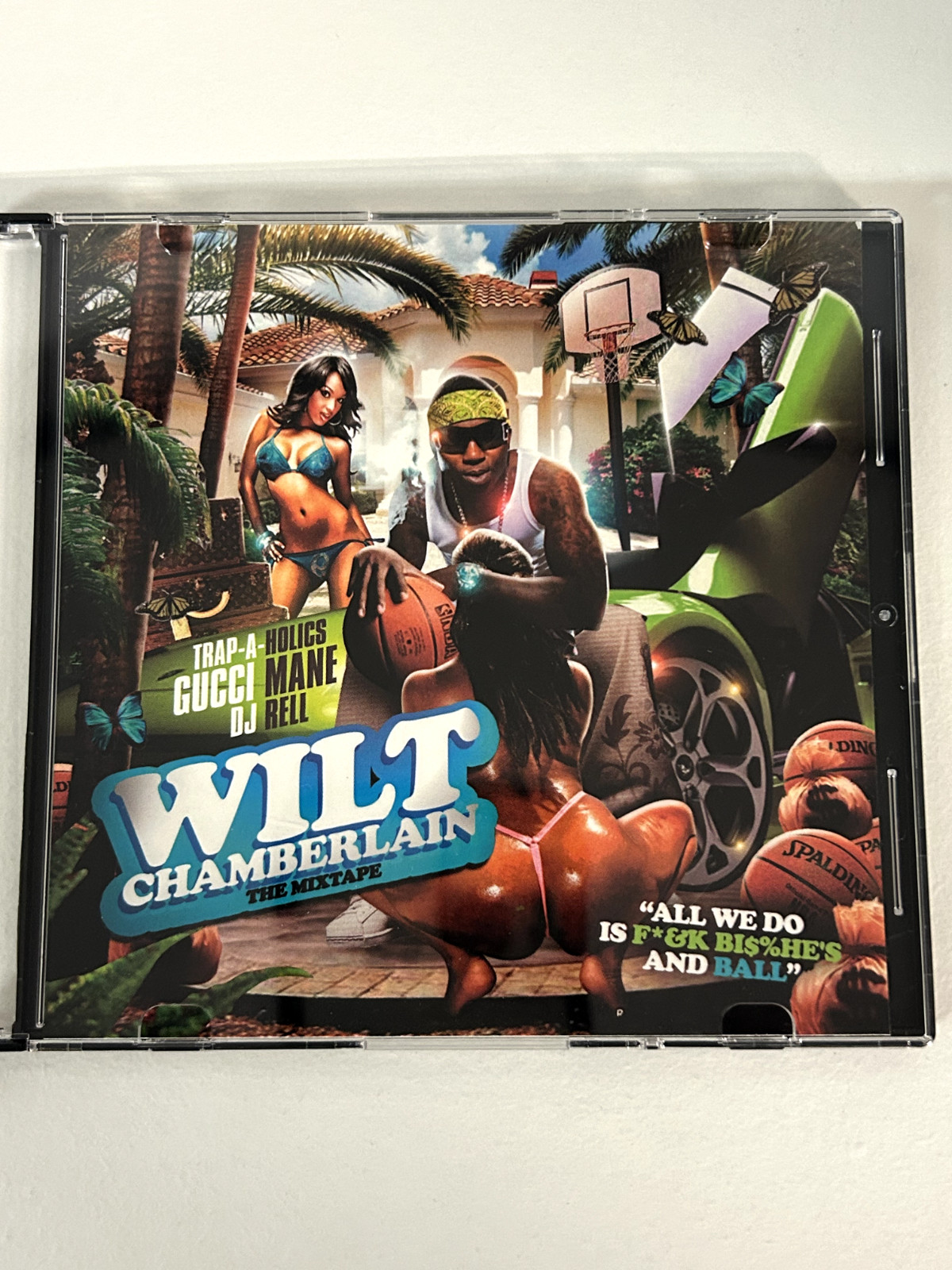 TRAPAHOLICS WILT CHAMBERLAIN DJ RELL MIXTAPE MIX CD GUCCI MANE BRICK SQUAD