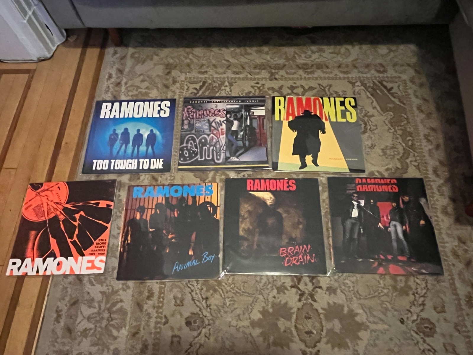 The Ramones - Dire Years Box Set - 7 vinyl records (no box) 1981-1989 RSD 2022