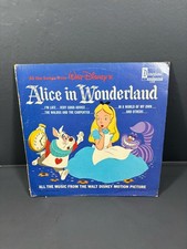 Vintage Disney Alice in Wonderland Vinyl LP Disneyland Record 1208 Camarata 1959 picture