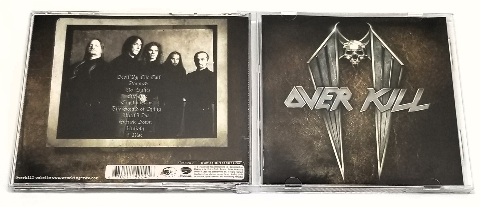 Overkill Killbox 13 CD 2003 SPT-15224-2 First Press