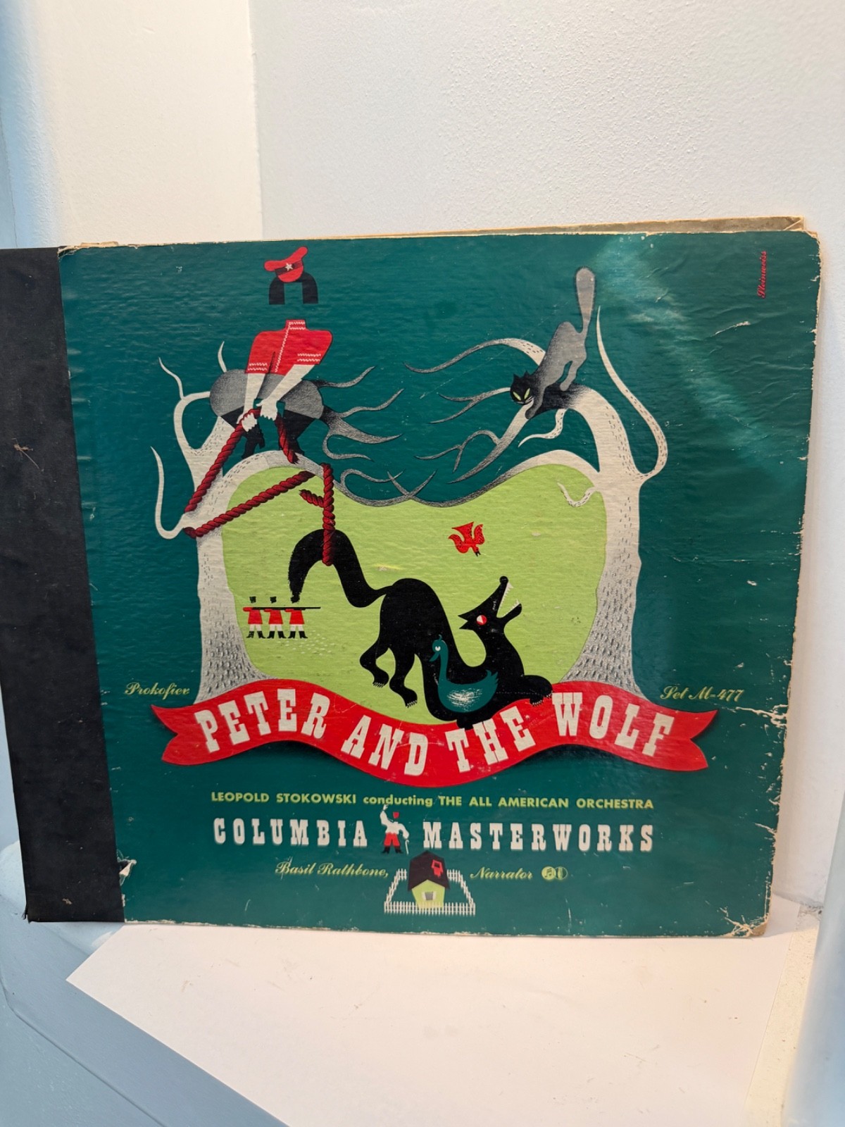 Vintage Peter And The Wolf Columbia Masterworks 3 Record Set -- 8349