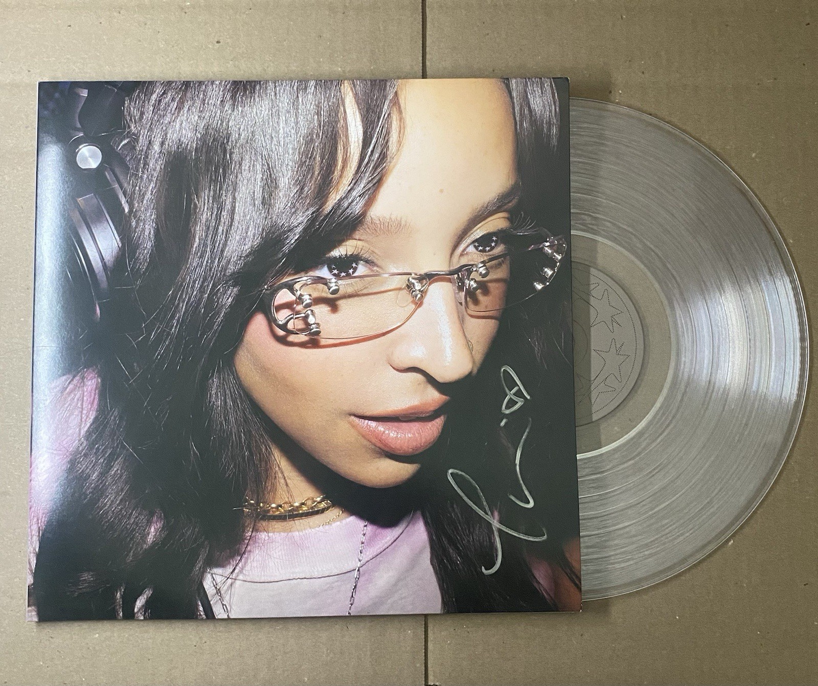 Tinashe Popstar Signed Vinyl Stardust Color Autographed on Jacket