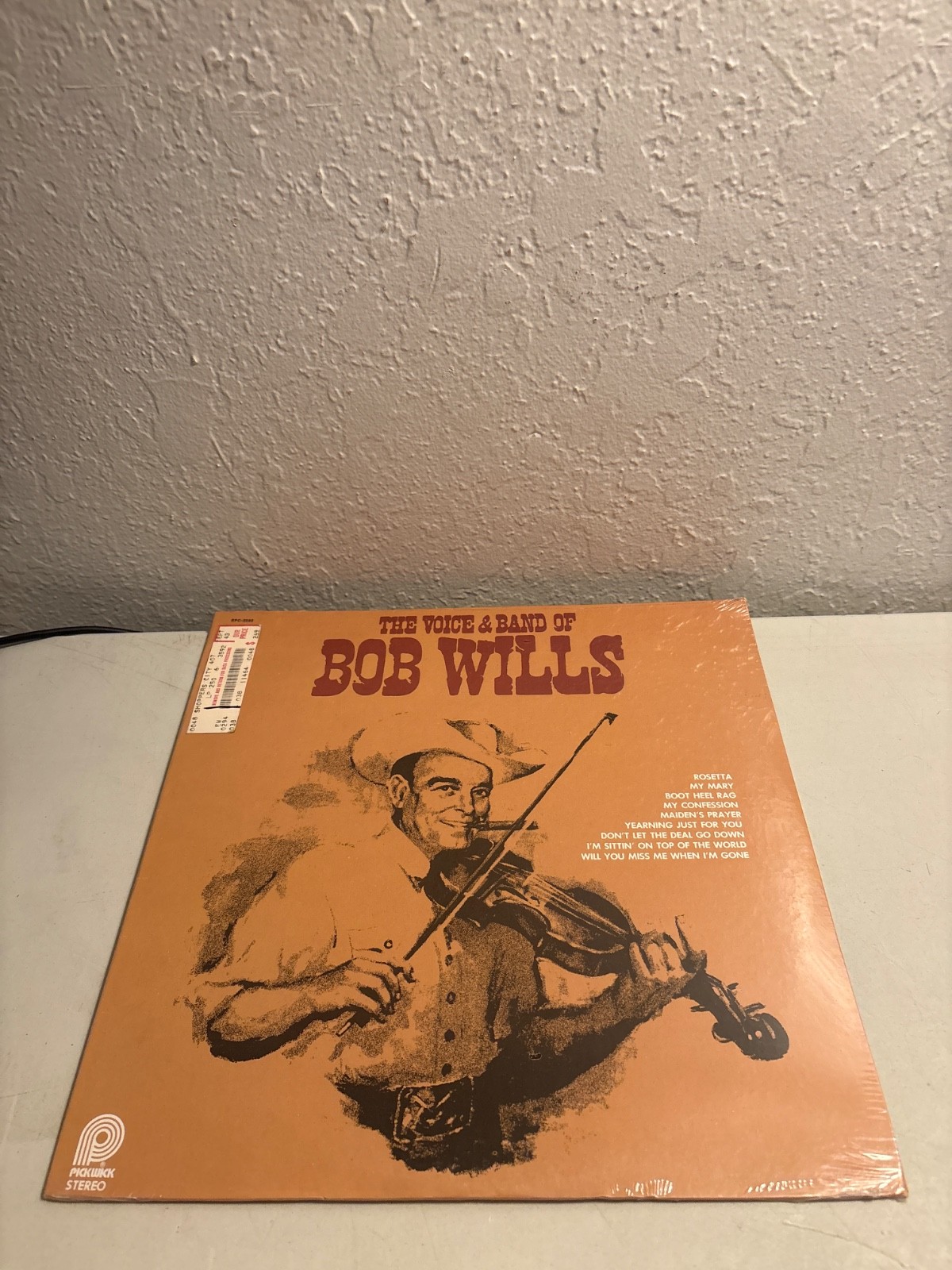 BOB WILLS THE VOICE & BAND OF VINYL LP 1978 PICKWICK SPC-3592 COUNTRY SEALED NEW