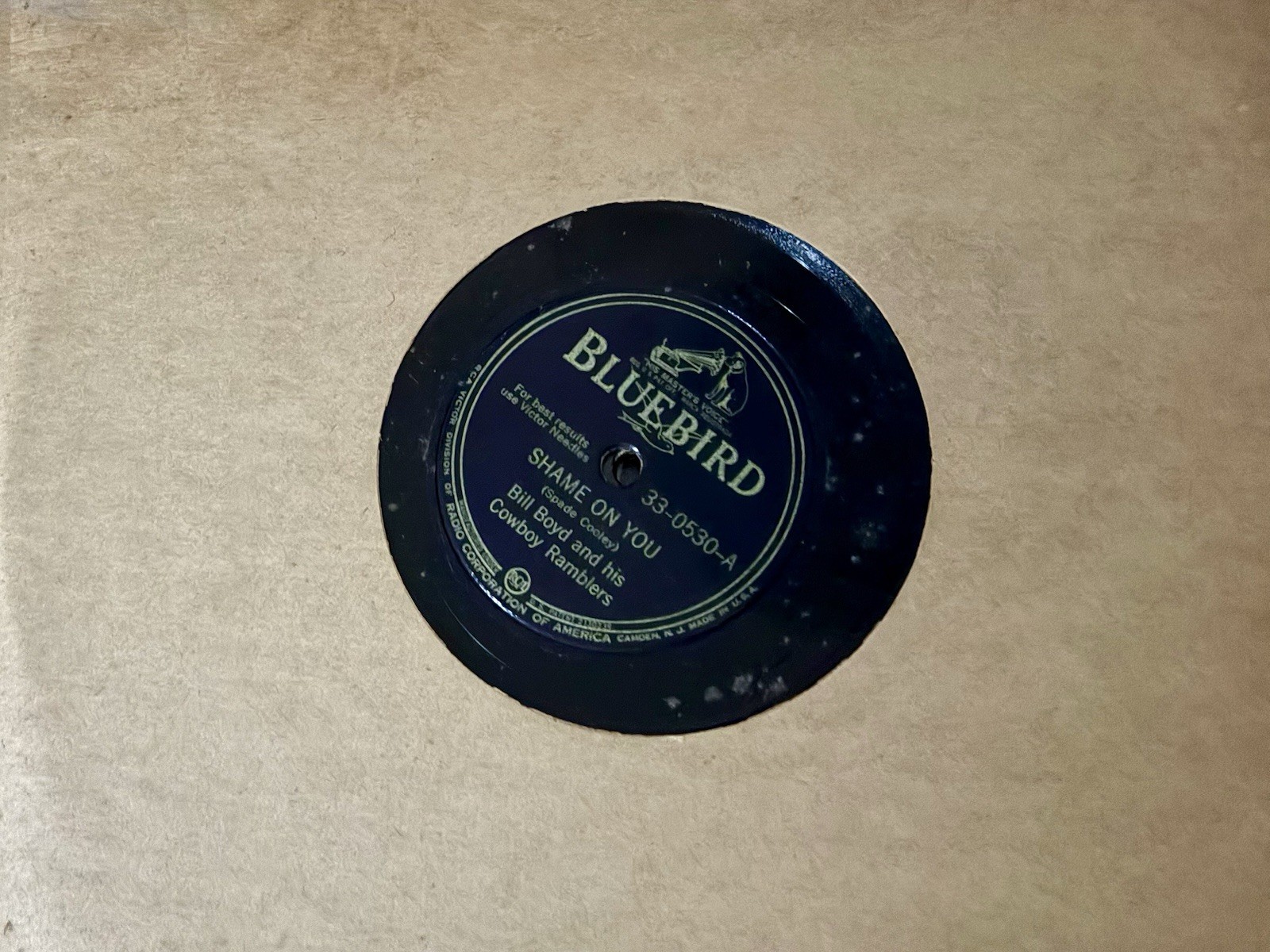 Vintage albums, 10 inch 78 RPM shellac in Binder Okeh King Bluebird Country