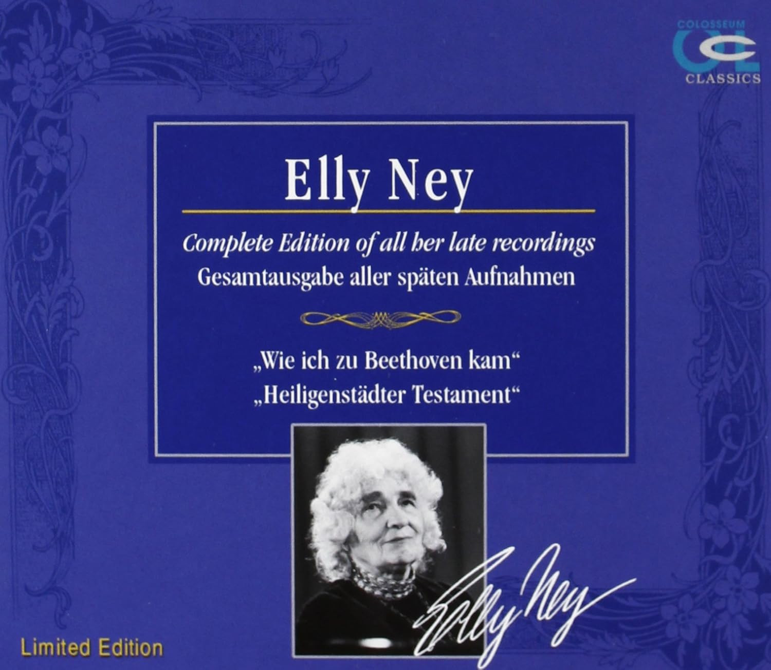 Elly Ney - Complete Her Late Recordings 10CDs + 2Bonus CD Sealed y