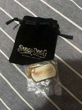 Official Snoop Dogg VIP Gold Dog Tag I Wanna Thank Me Aus Tour Sealed picture