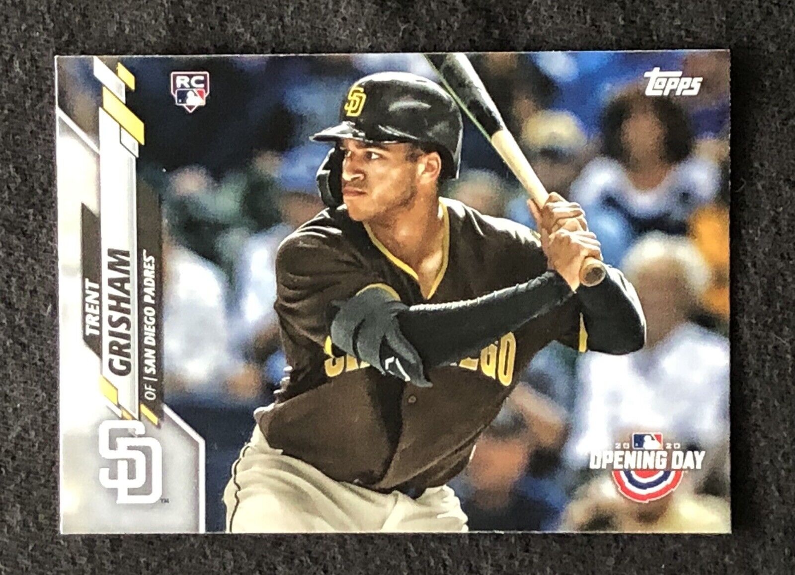 San Diego Padres Trent Grisham 2020 Topps OPENING DAY ROOKIE Card