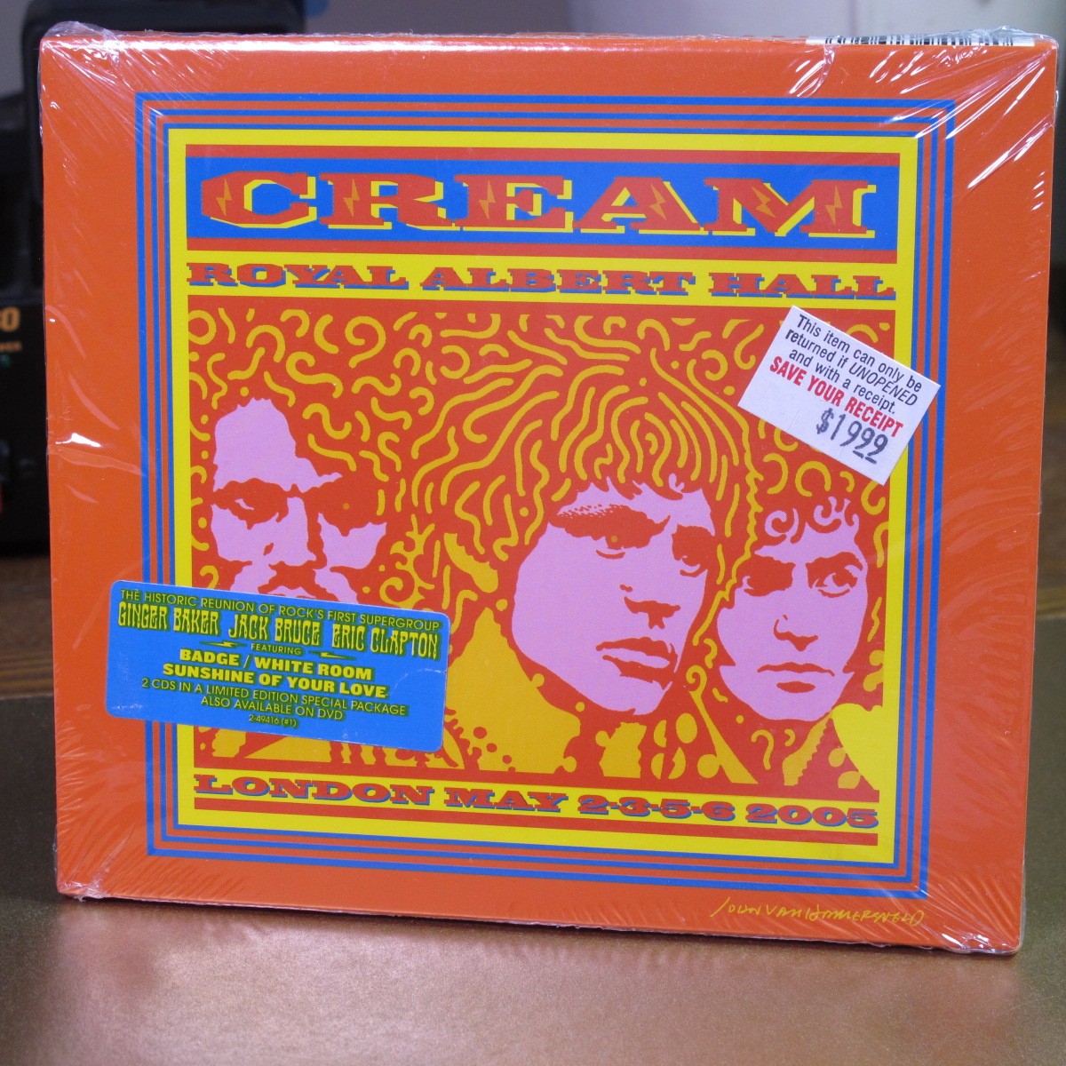 Cream - Royal Albert Hall 2005 CD NEW Sealed