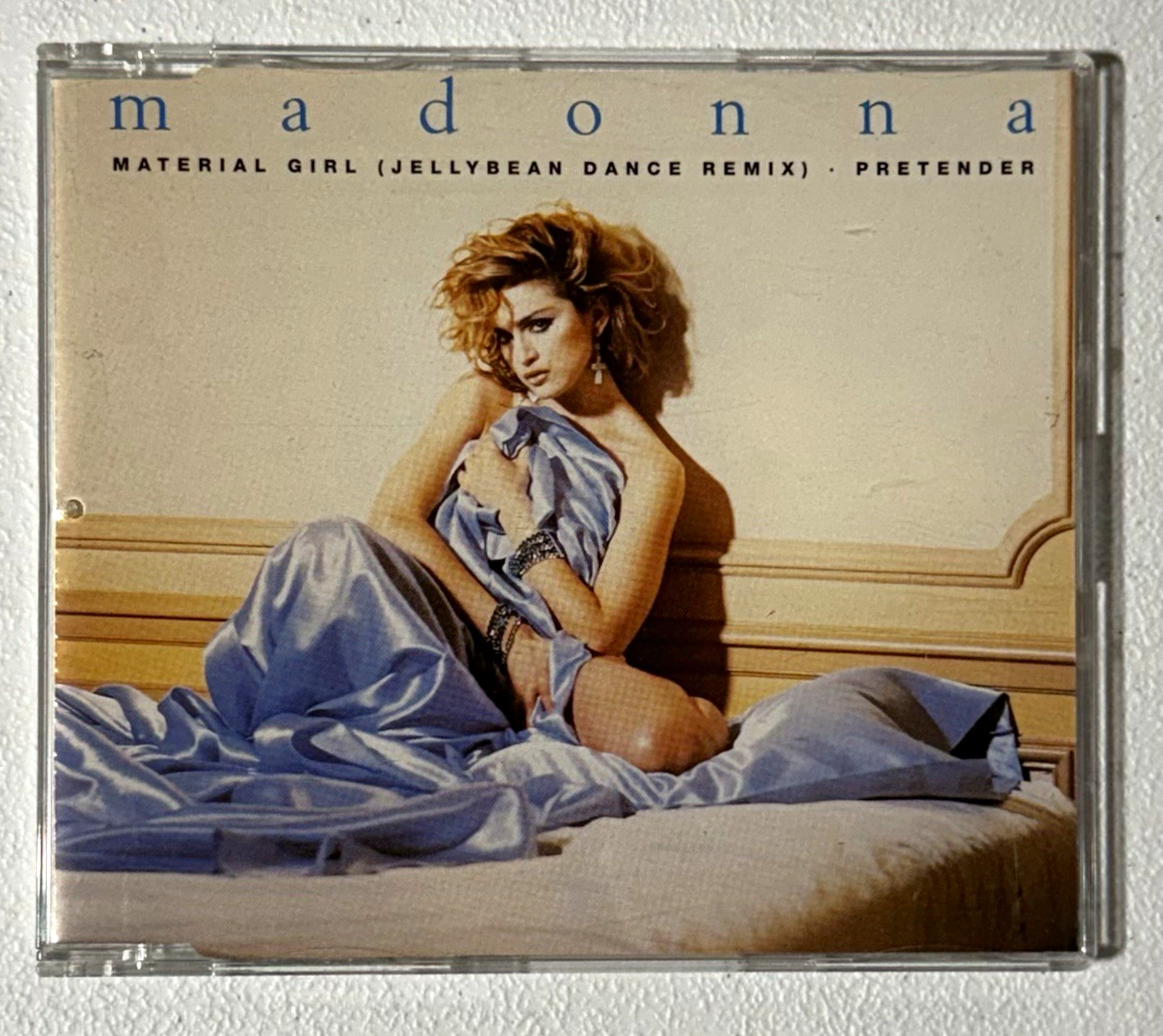 Madonna Material Girl CD Single Germany Yellow Disc 7599 20304-2 Jellybean Remix