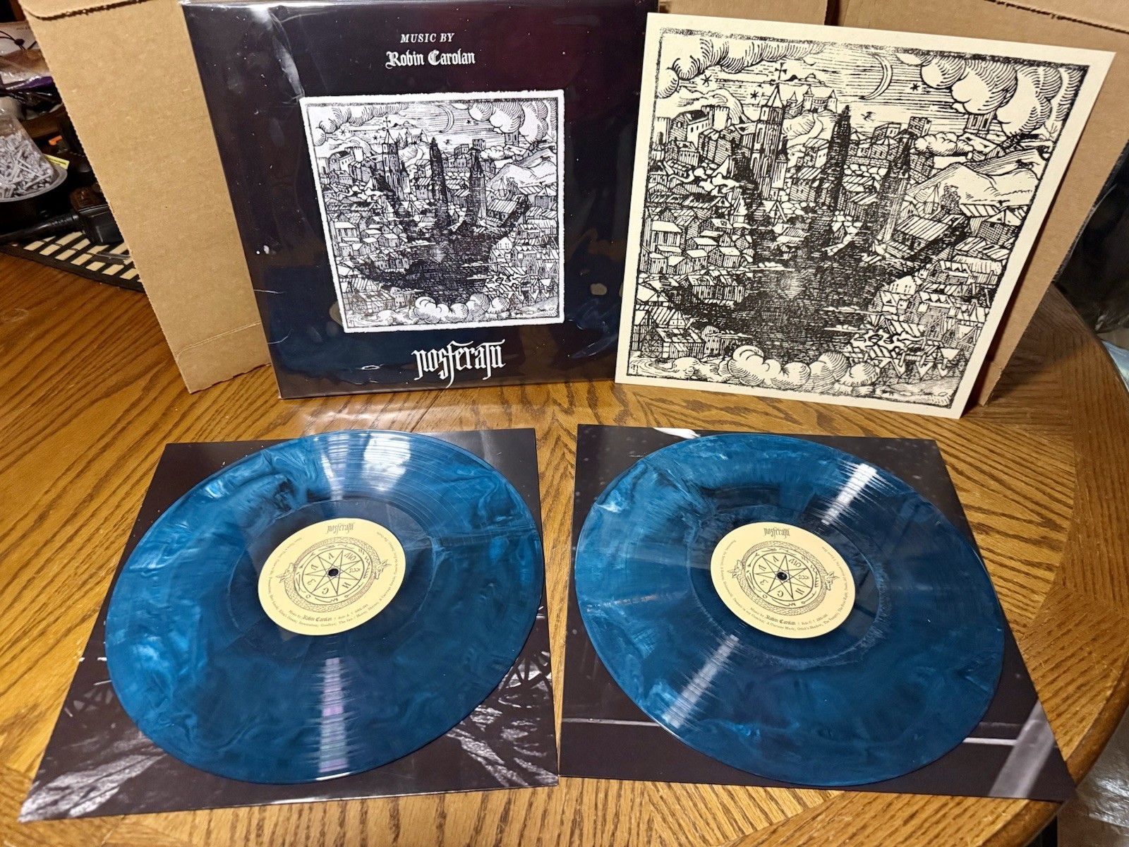 Nosferatu Original Soundtrack SACRED BONES LE Art Edition BLUE INCANTATION 2LP