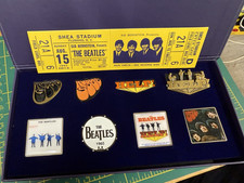 The Beatles 1965 8 Badge Set Very High Quality Metal Badge Officially Licensed picture