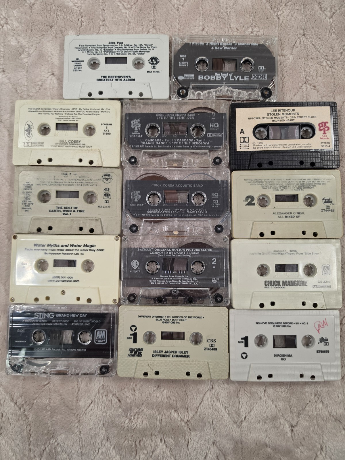Random Lot of 14 Loose Cassette Tapes