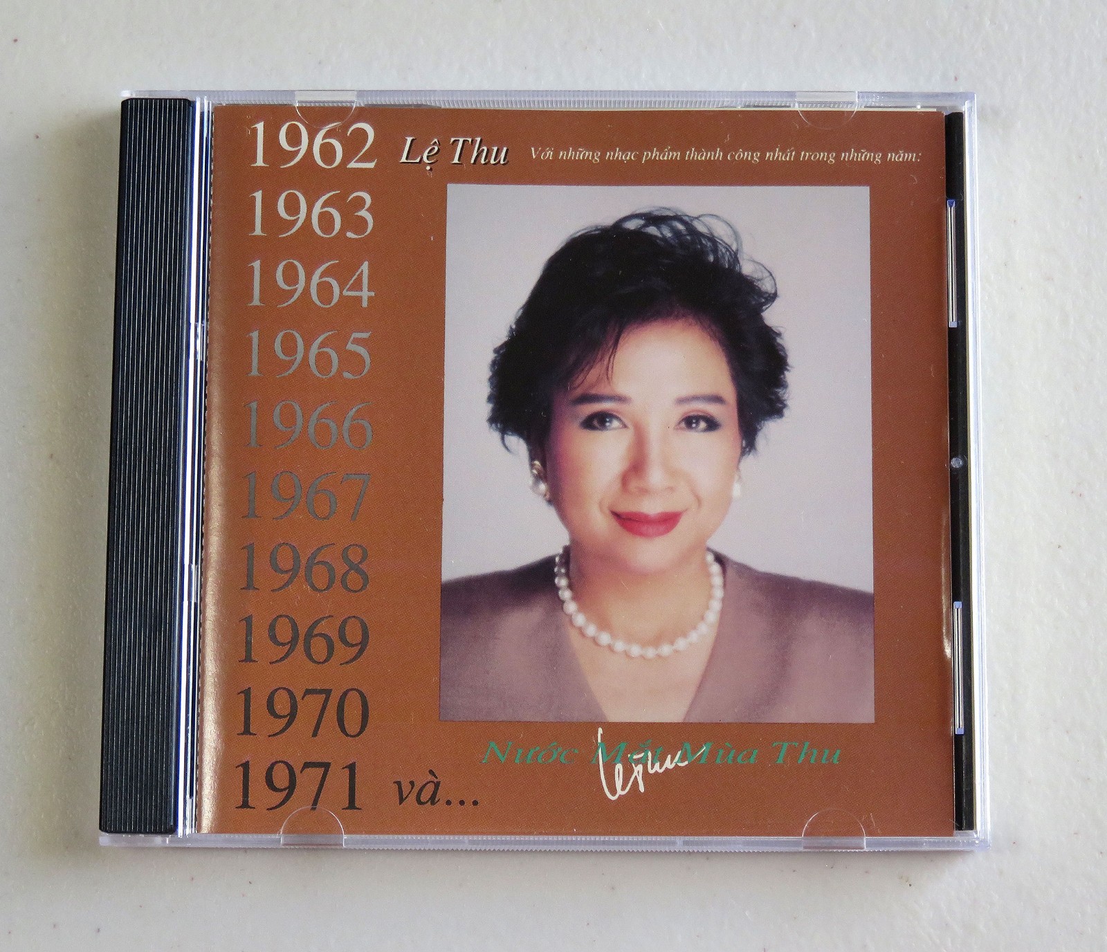 Le Thu Nuoc Mat Mua Thu CD Vietnamese TESTED PLAYS