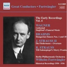 Wilhelm Furtwän Great Conductors: Furtwangler - The Early Recordings - Volu (CD) picture