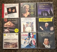 Classical Music CD Lot of 9 Beethoven Brahms Strauss Opera Bernstein Telarc picture