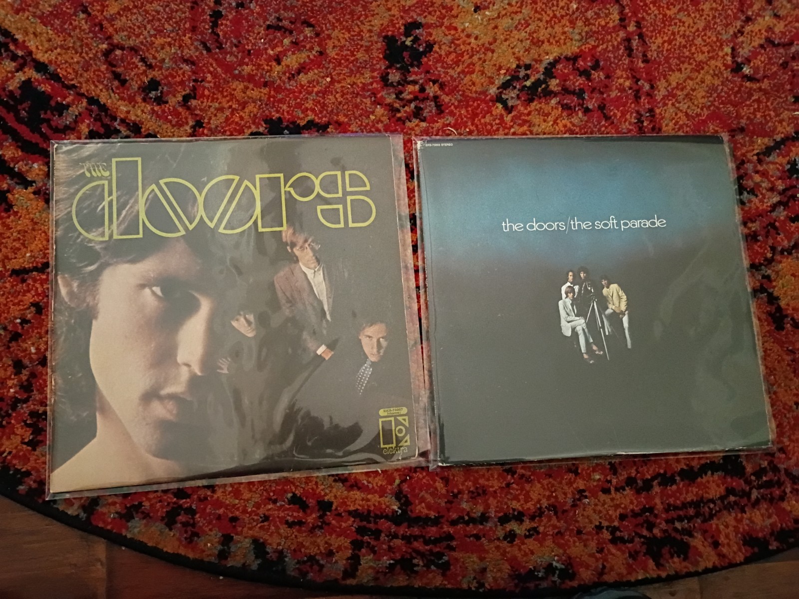 The Doors LP Vintage The Soft Parade + Debut Album VG+ Second Pressings