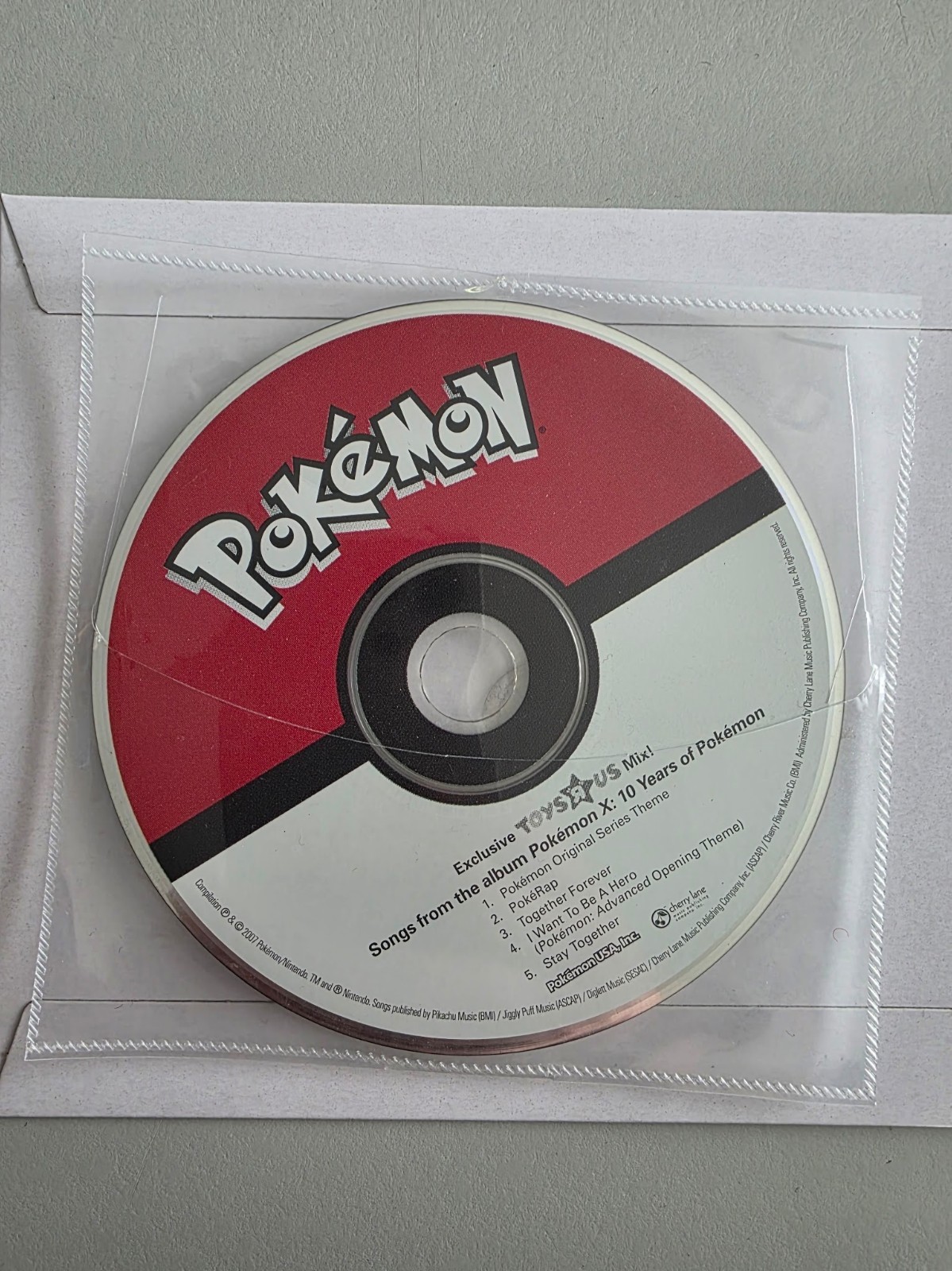 Pokemon X: 10 Years of Pokemon Exclusive Target Exclusive Soundtrack Cd Only