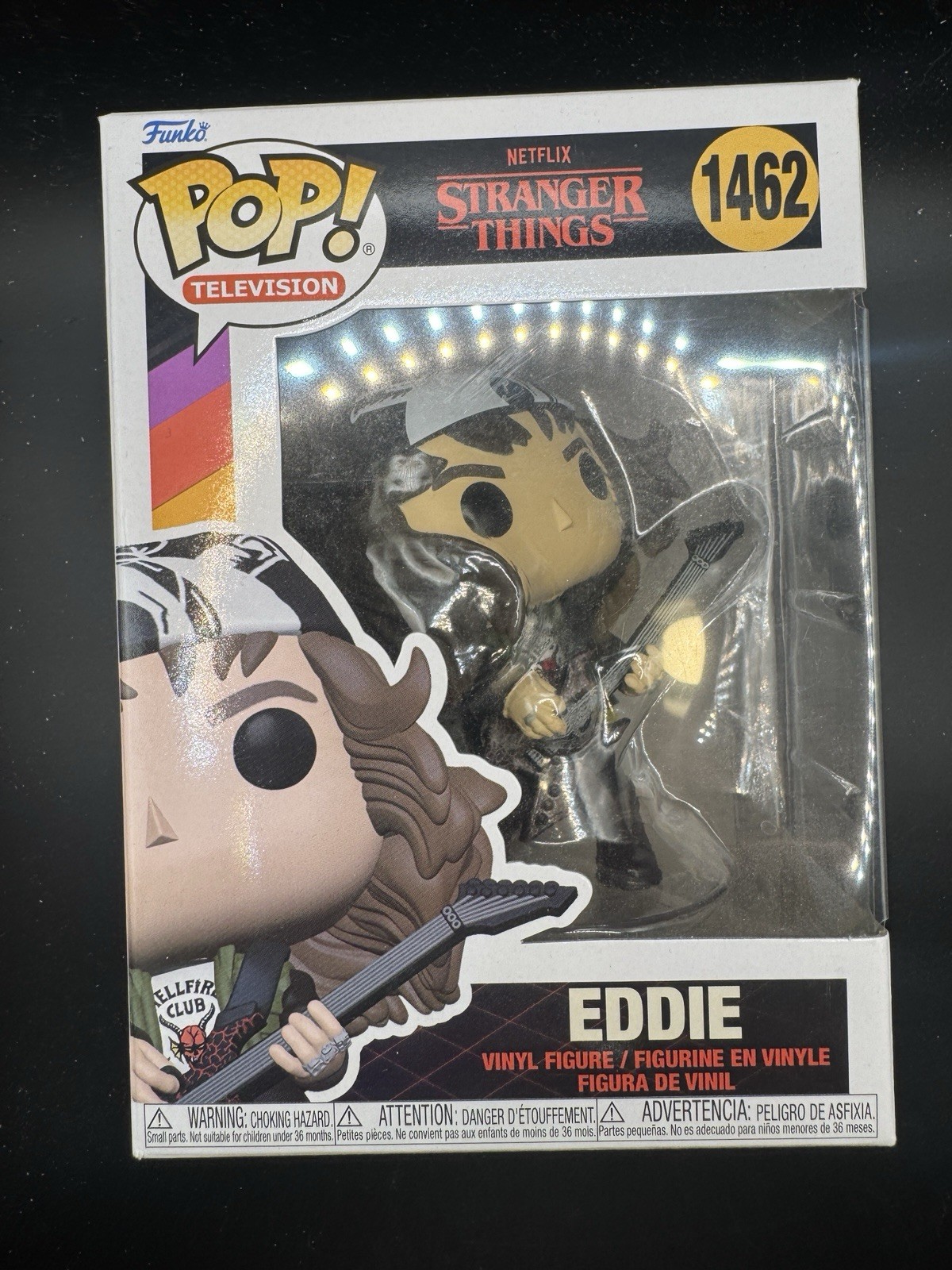 Funko Pop Television Netflix Stranger Things Eddie Guitar #1462 Vinyl Figure