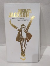 Michael Jackson The Ultimate Collection 4 CD 1 DVD White Box Set Booklet 2004 picture