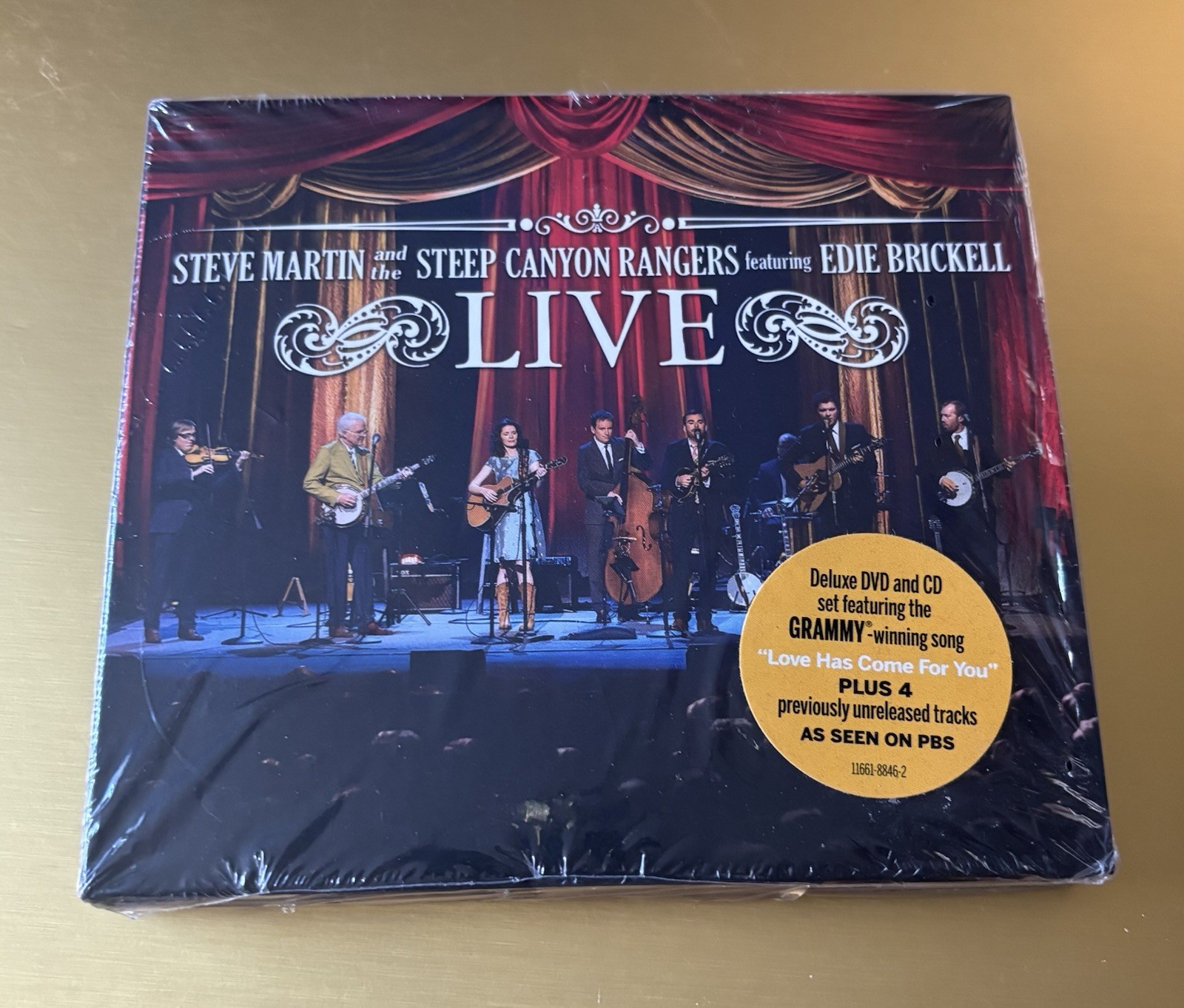 Steve Martin Steep Canyon Rangers & Edie Brickell LIVE CD+DVD NEW & SEALED Banjo