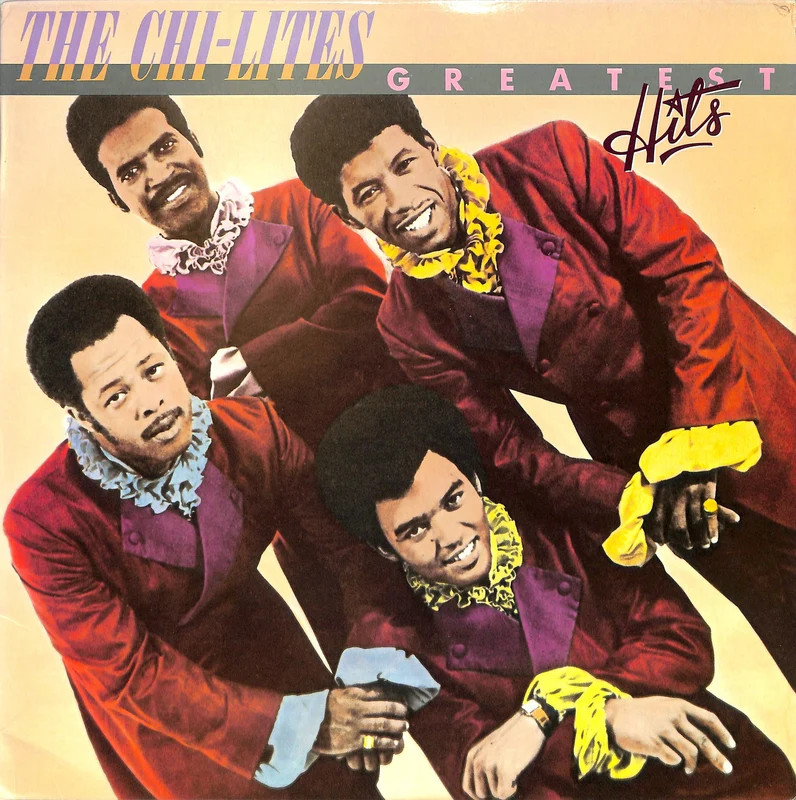The Chi-Lites Greatest Hits LP Epic PE 38627 1983 EX