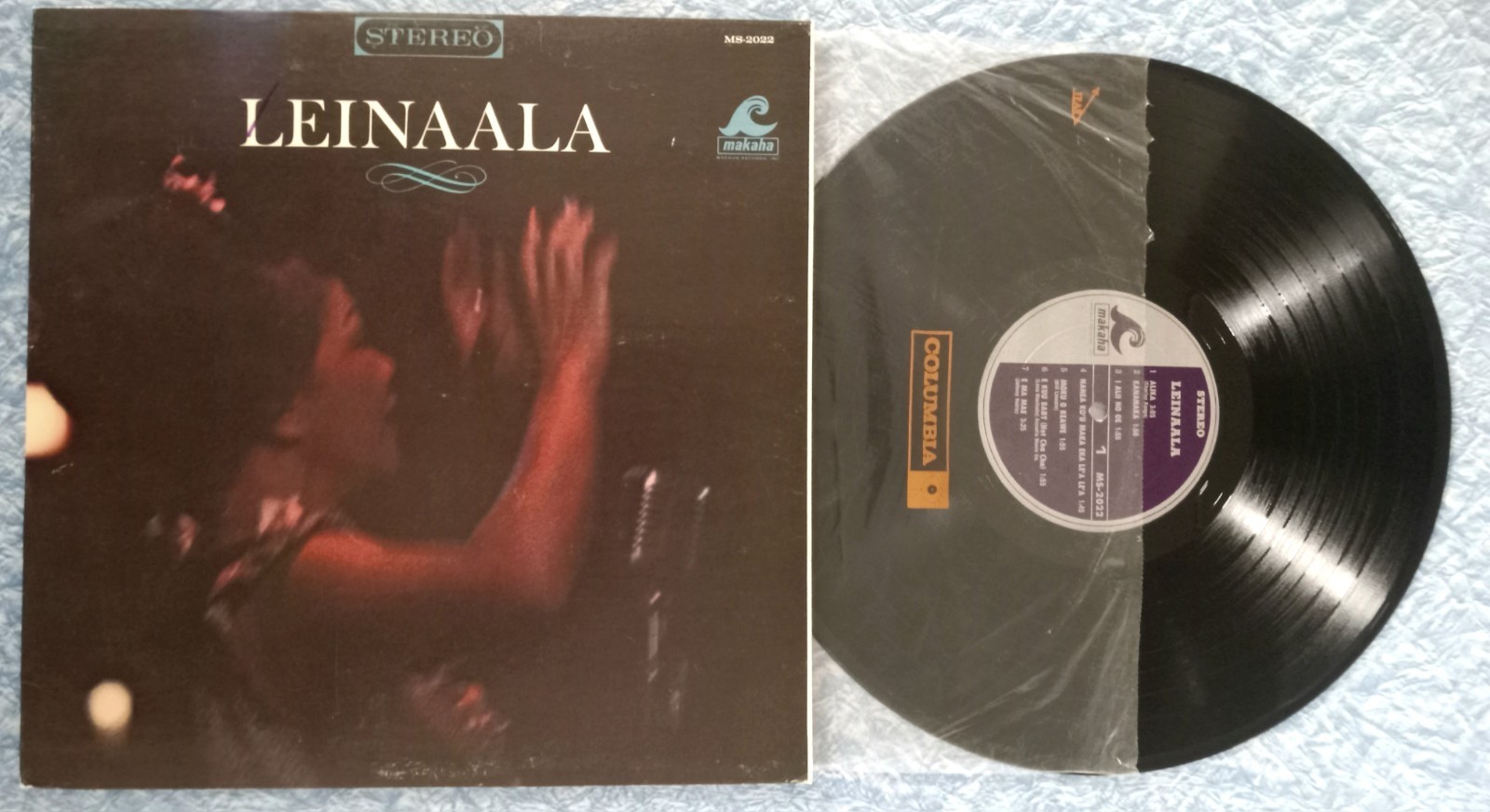 M- HAWAIIAN ISLAND EXOTICA FOLK Leinaala Haili LP Makaha ‎– MS-2022 bachelor pad