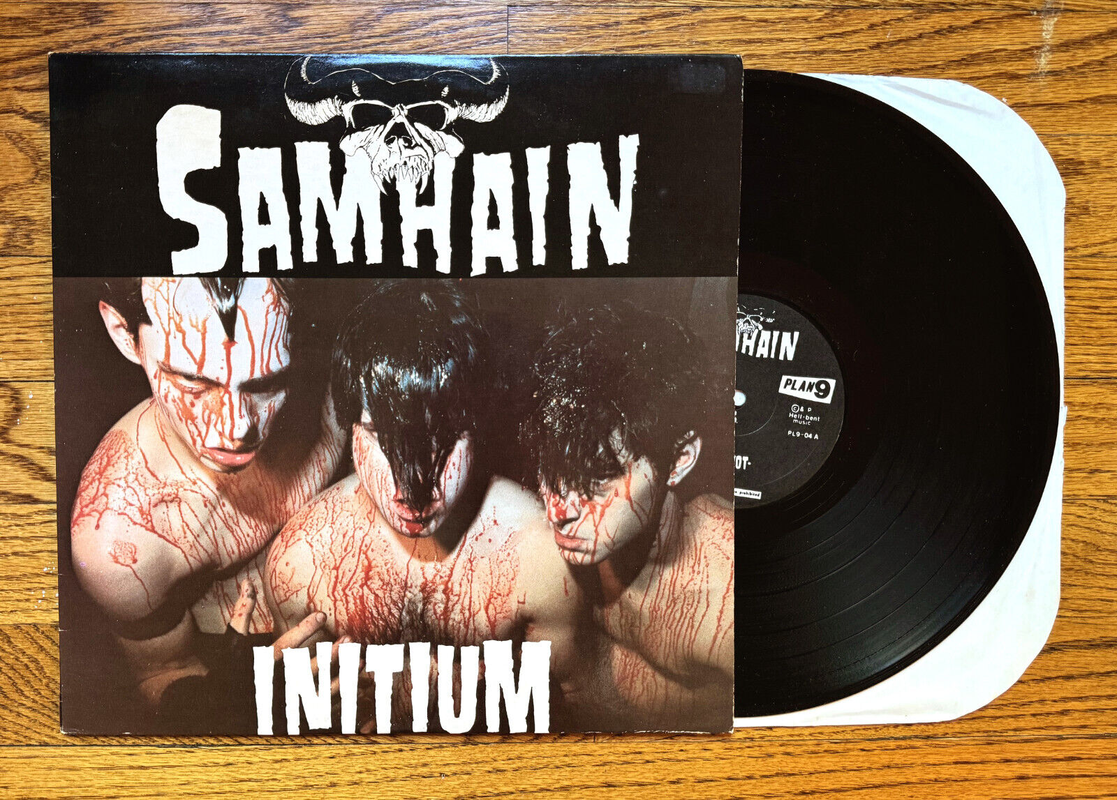 SAMHAIN Initium LP TOUR PRESSING VG+ w/ Lyric Sheet MISFITS Danzig 1984