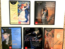 Lot of 5 Brand New Black Dog Opera Library-books & 10 CDS- Tosca, Boheme, Aida picture