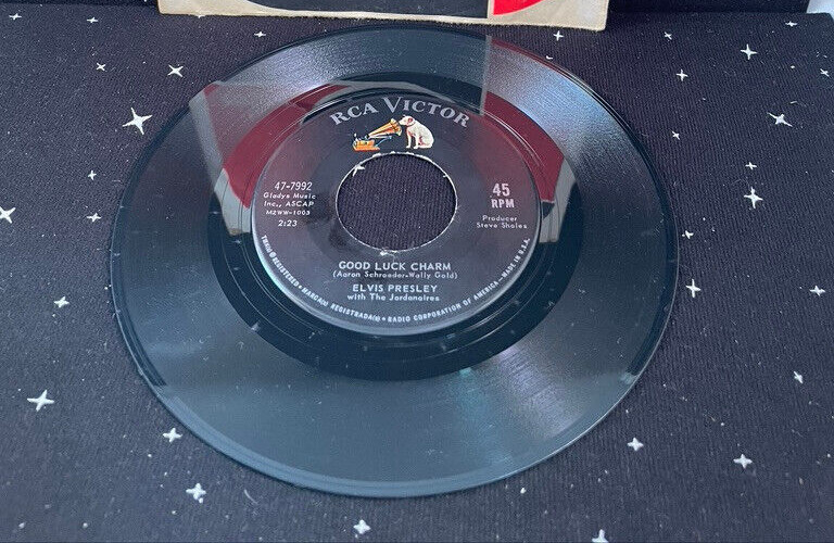 VTG Elvis Presley 'Good Luck Charm