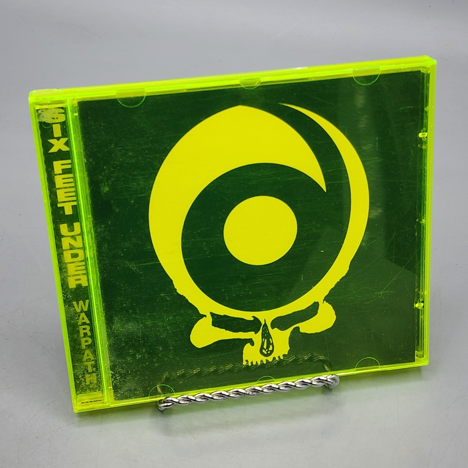 Six Feet Under - Warpath CD Album 1997 Death Metal Neon Green Case Rare HTF