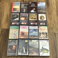 Classical Music Joblot 16 x Cassette Tapes Vintage Beethoven Schubert Brahms Etc picture